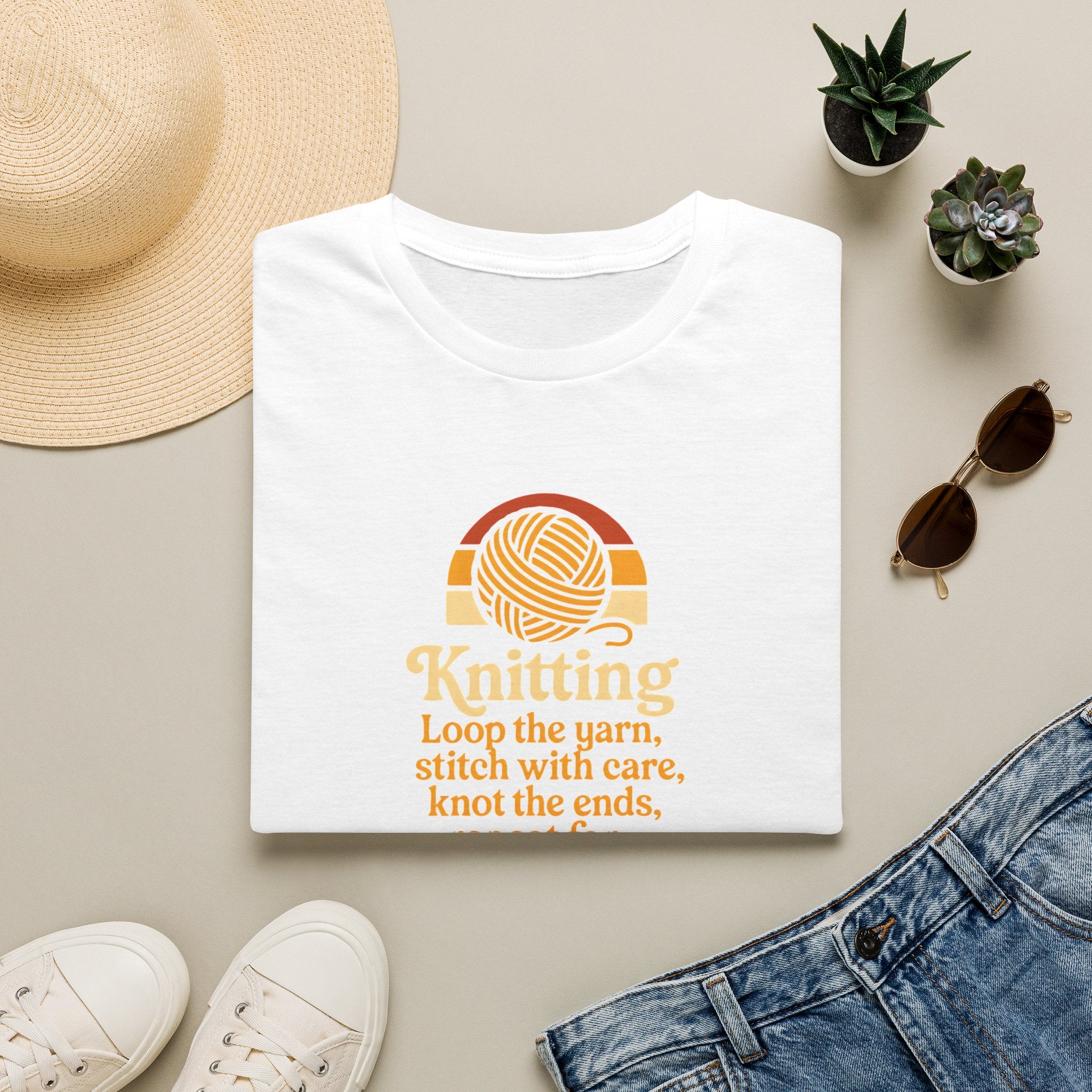 Knitting Yarn Ball T-Shirt
