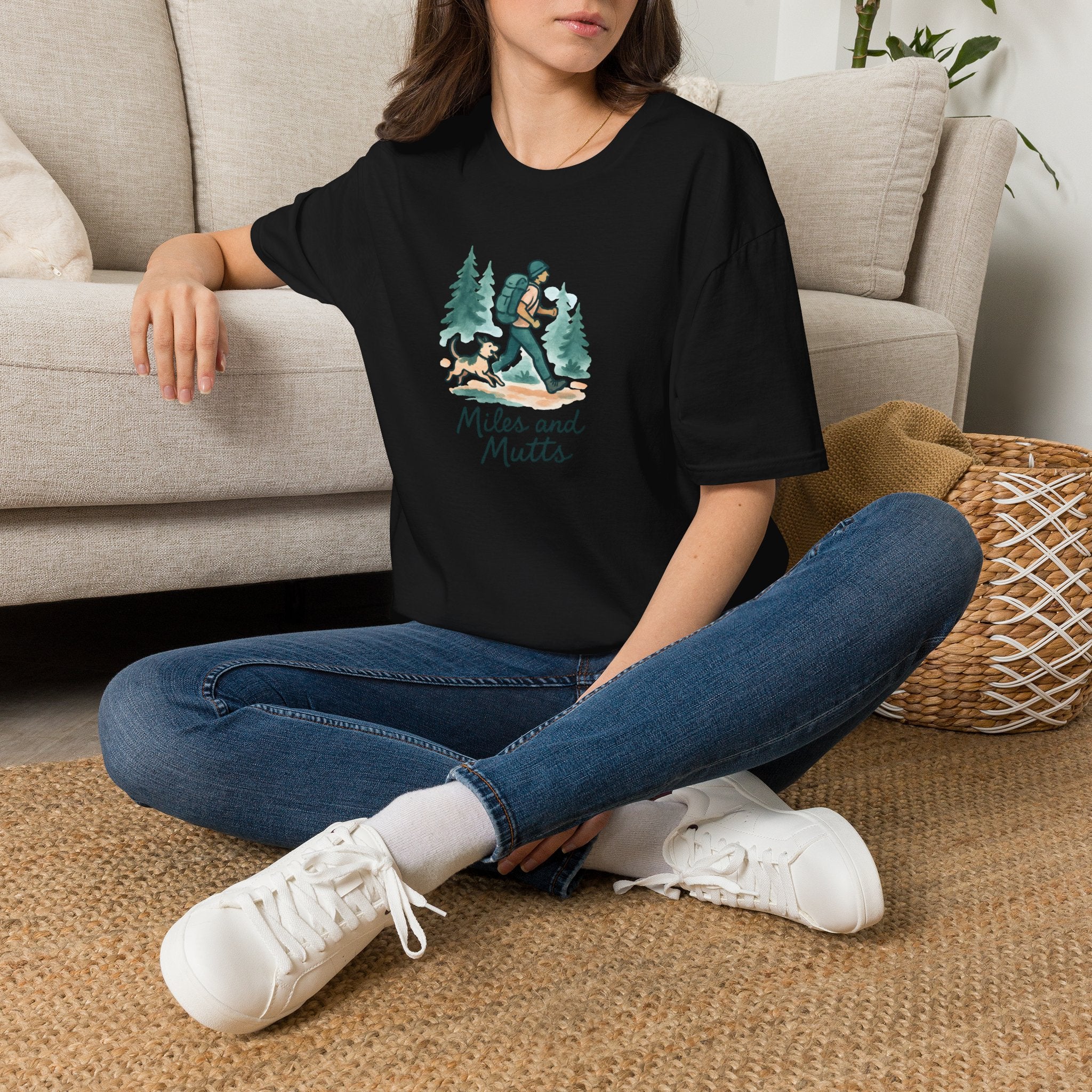 Hiker and Dog Trek T-Shirt