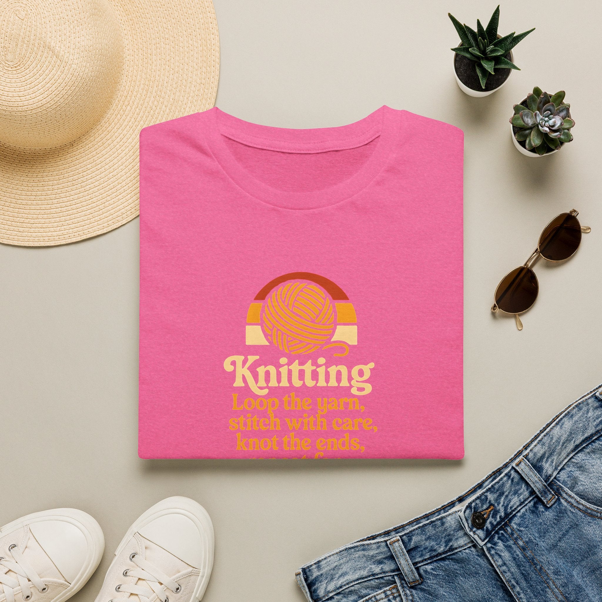 Knitting Yarn Ball T-Shirt
