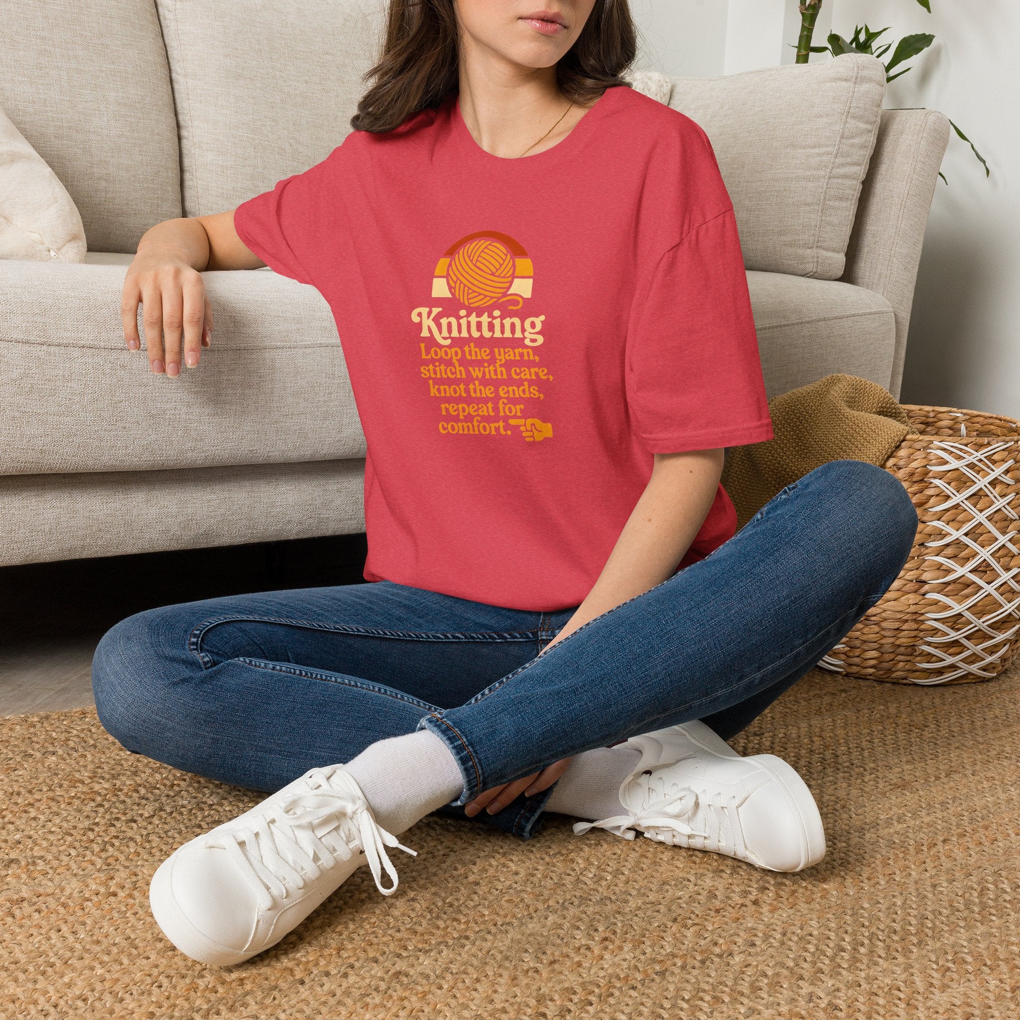 Knitting Yarn Ball T-Shirt