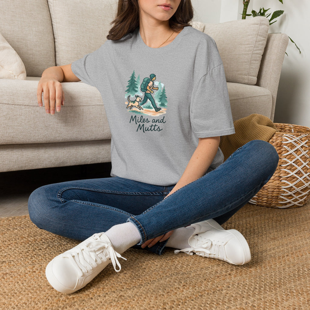 Hiker and Dog Trek T-Shirt