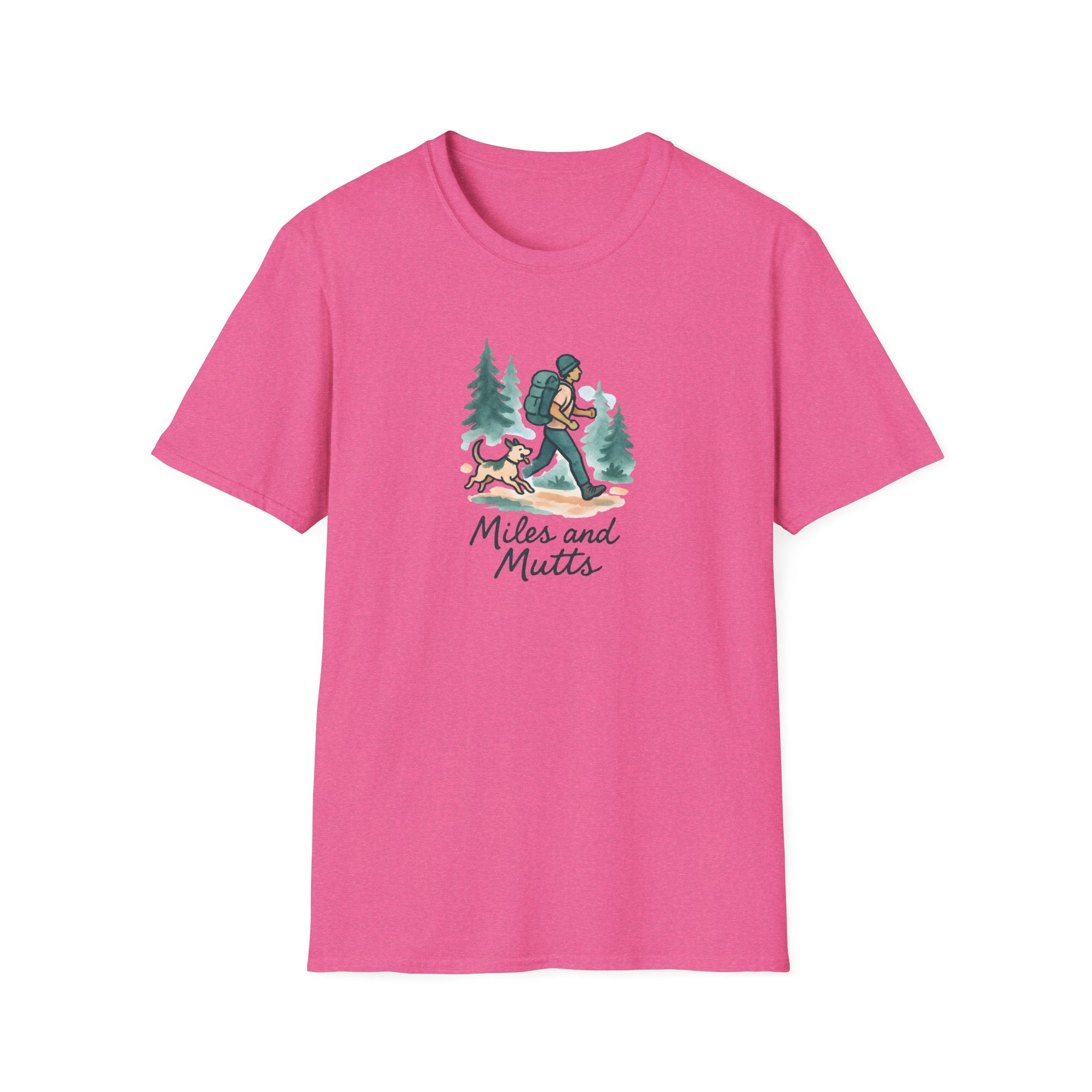 Hiker and Dog Trek T-Shirt