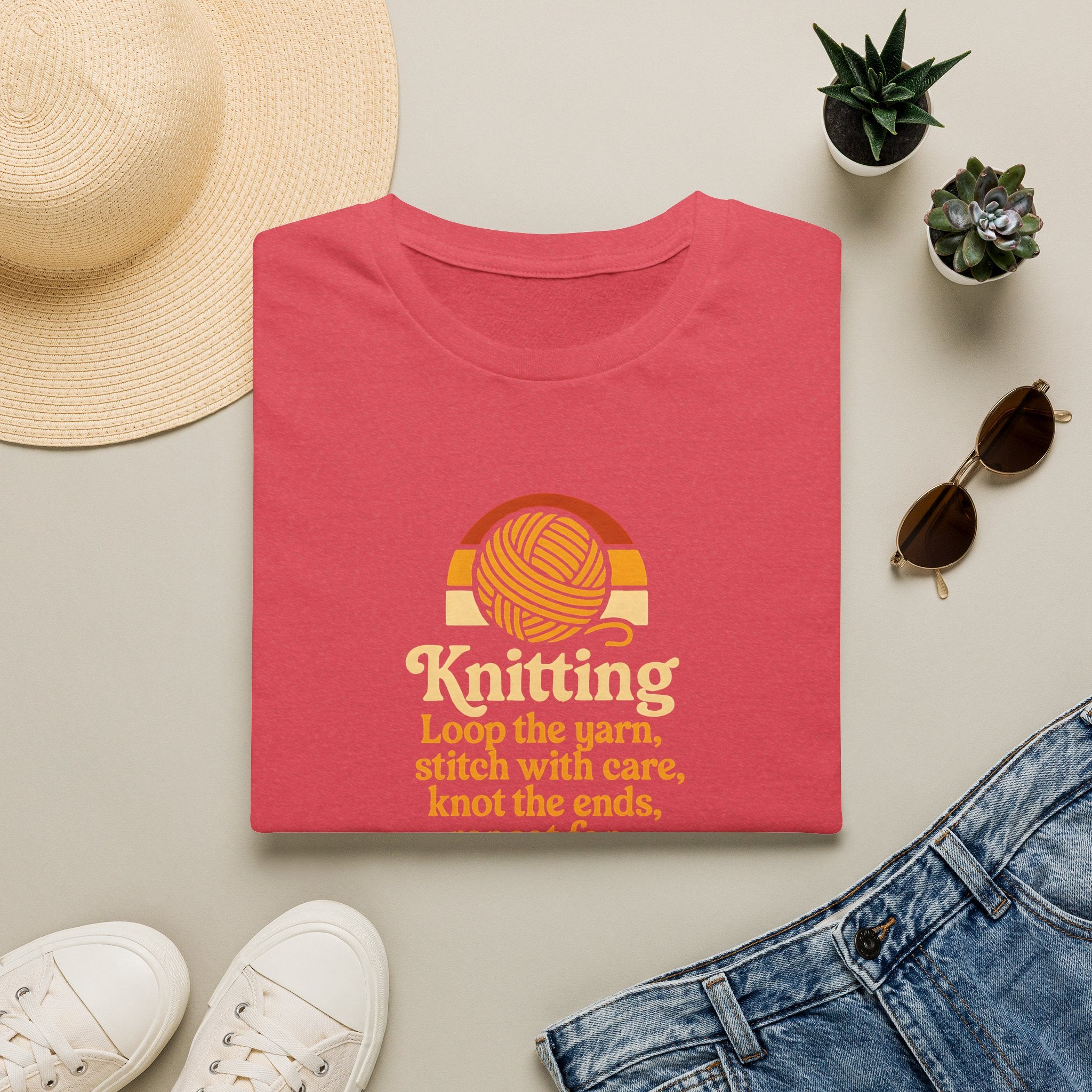 Knitting Yarn Ball T-Shirt