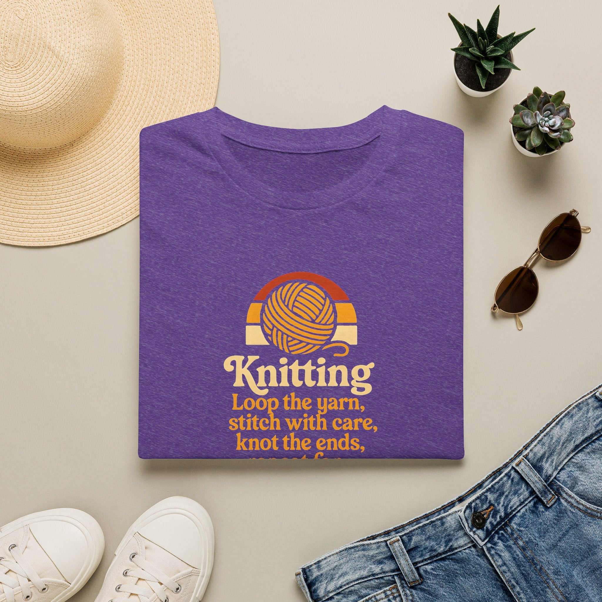 Knitting Yarn Ball T-Shirt