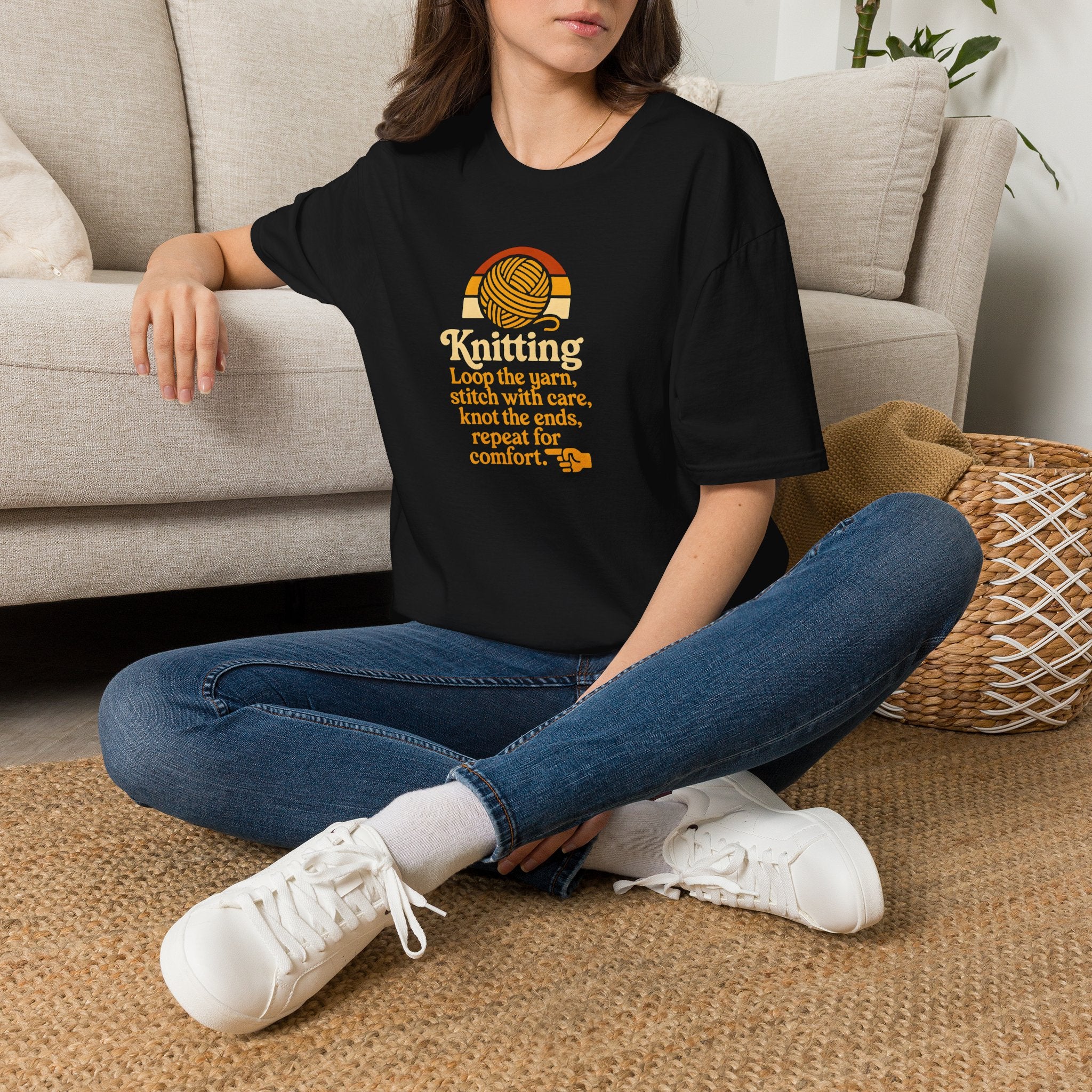 Knitting Yarn Ball T-Shirt